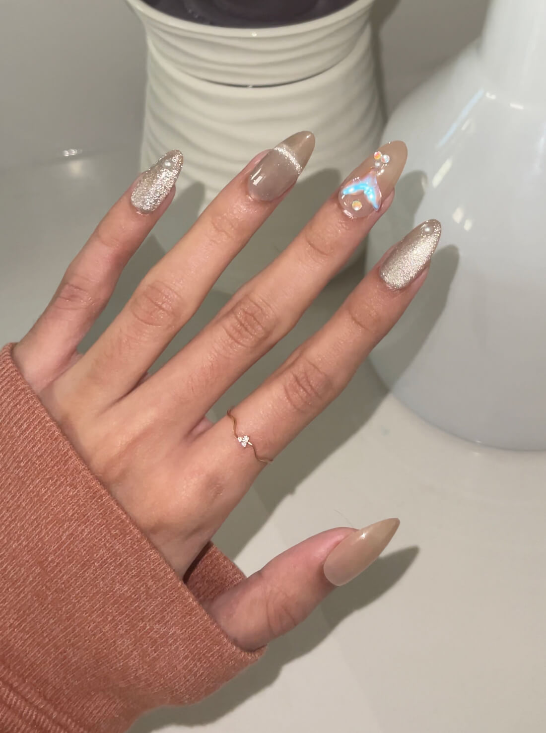 Celestial Mermaid Press on Nail Kit