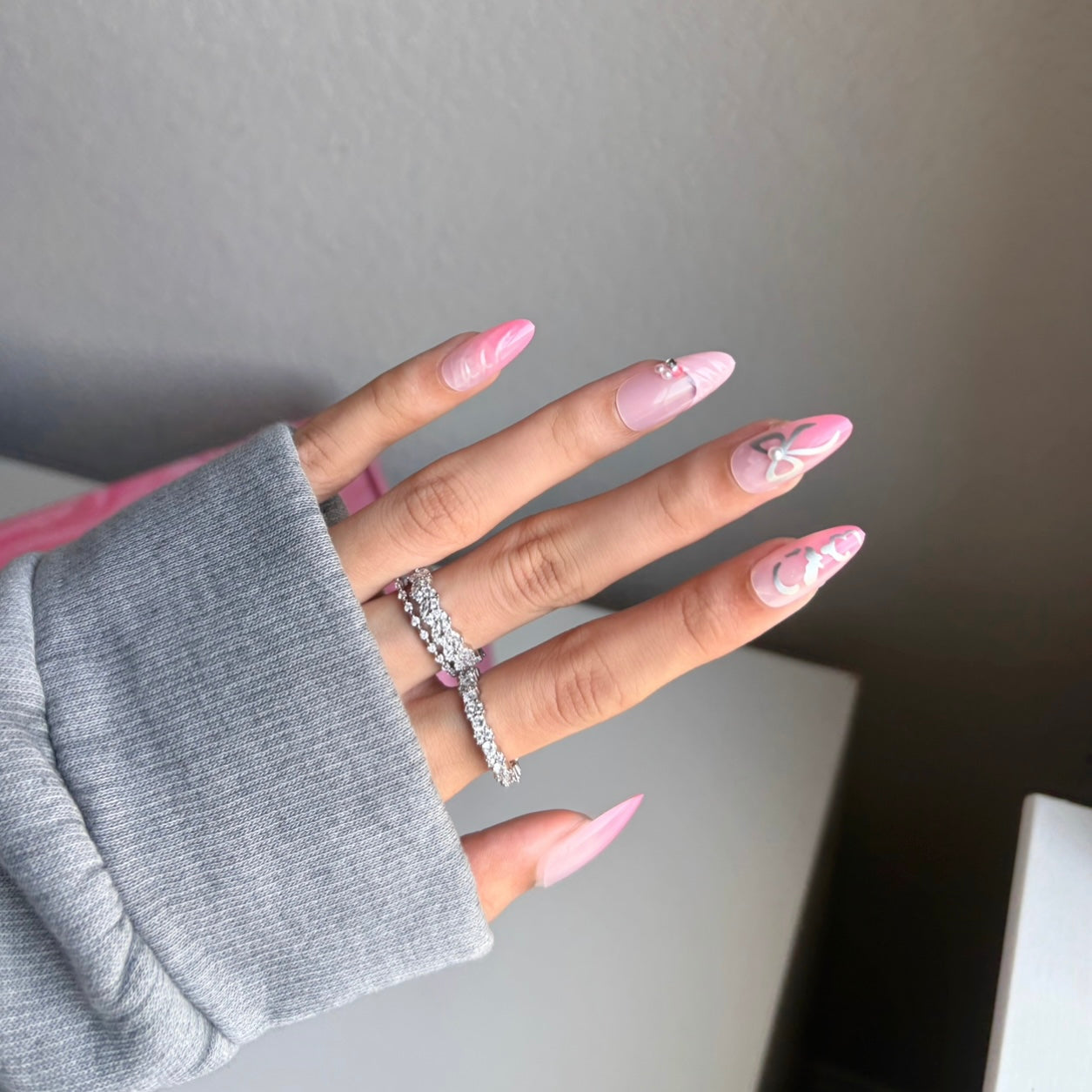 Metal Princess Press On Nail Kit