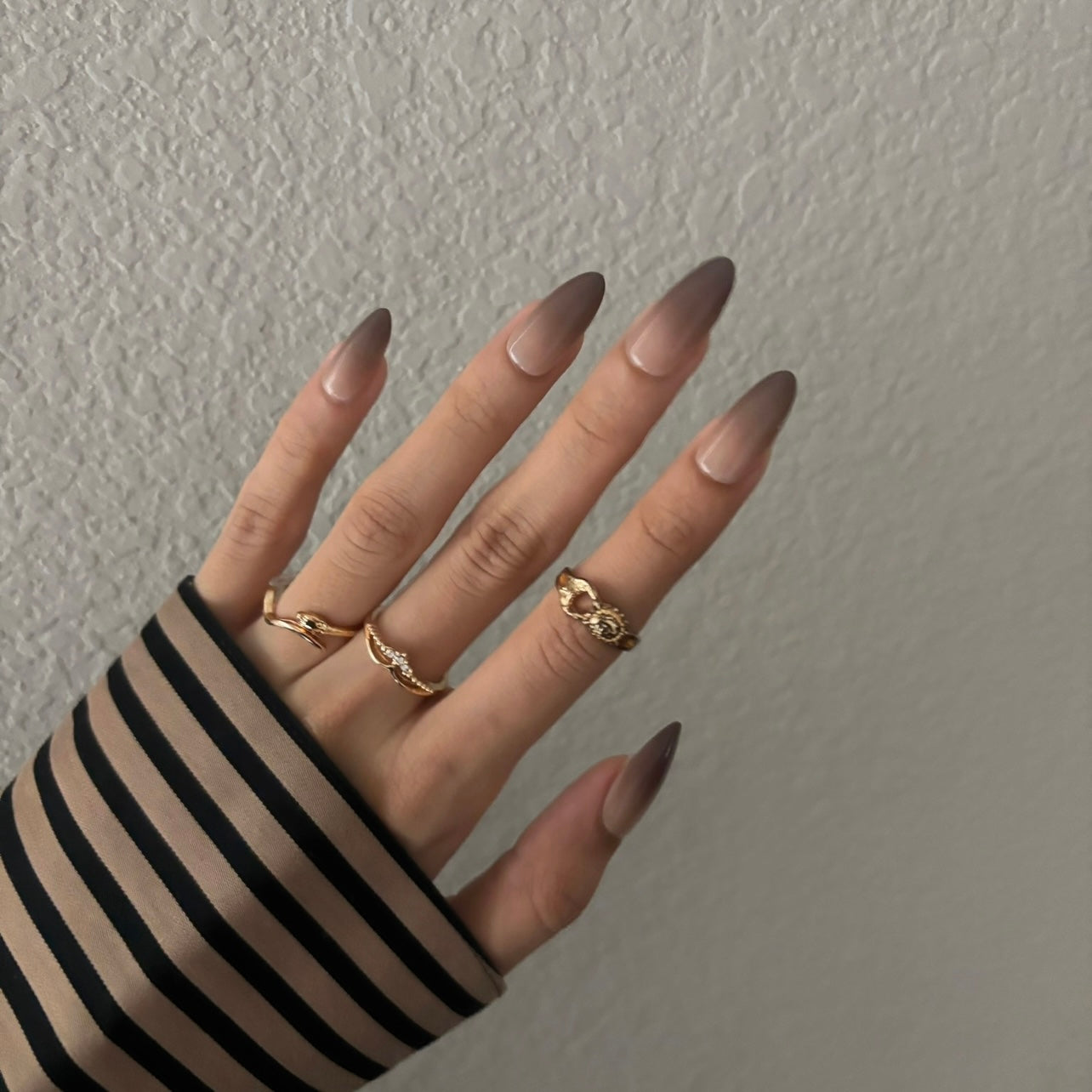 Dark Chocolate Press On Nail Kit