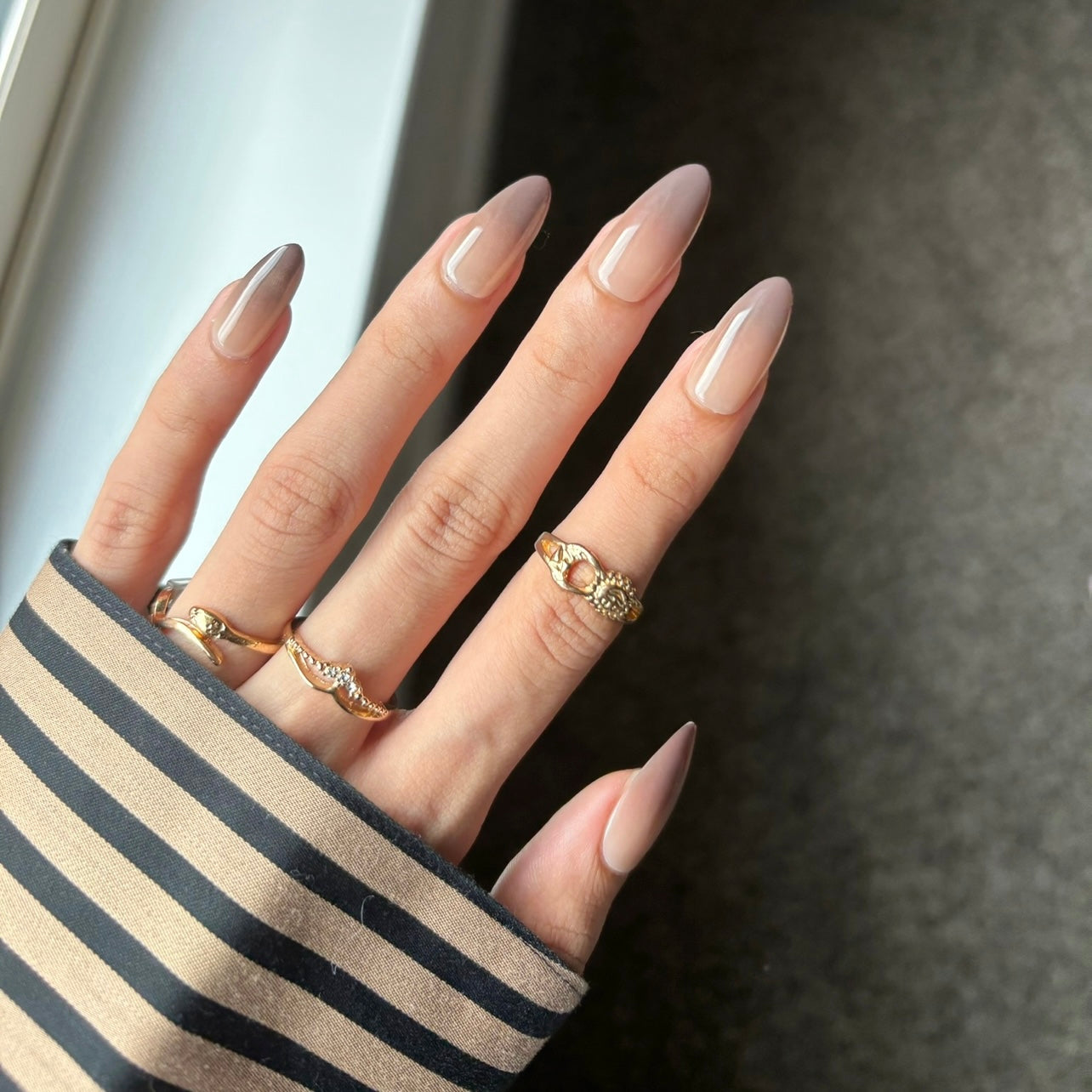 Dark Chocolate Press On Nail Kit