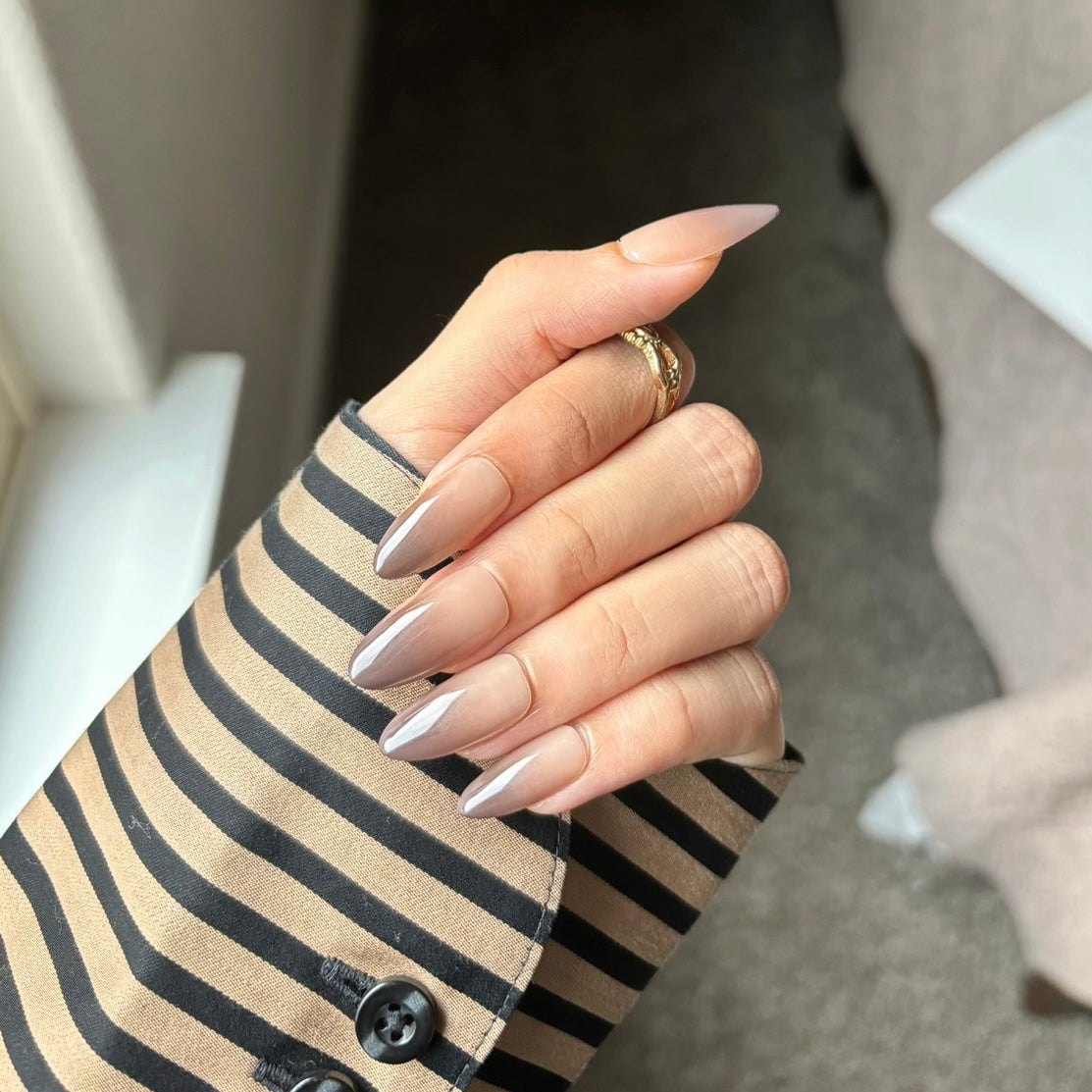 Dark Chocolate Press On Nail Kit