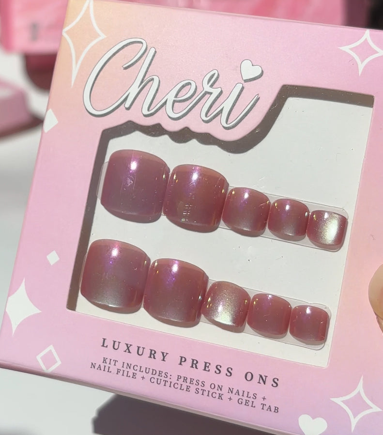 Cosmic Toe Press On Nail Kit