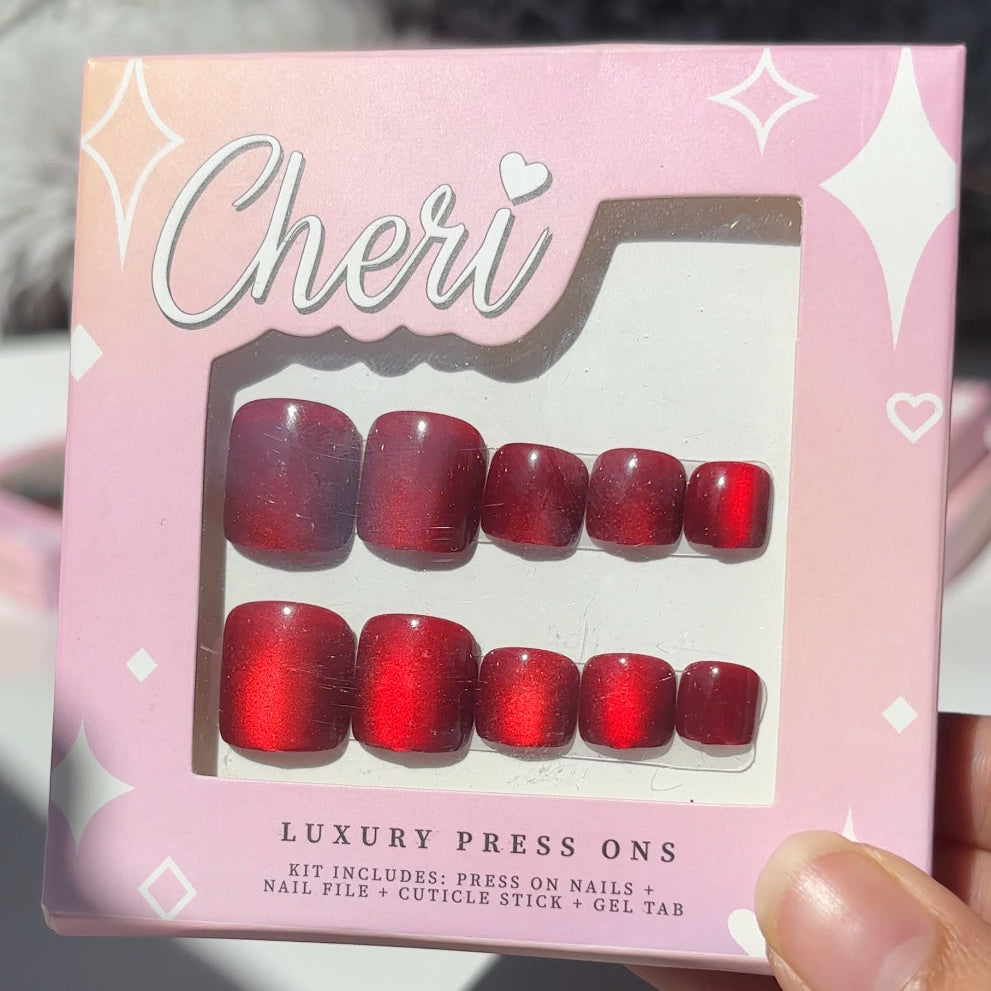 Vampy Toe Press On Nail Kit